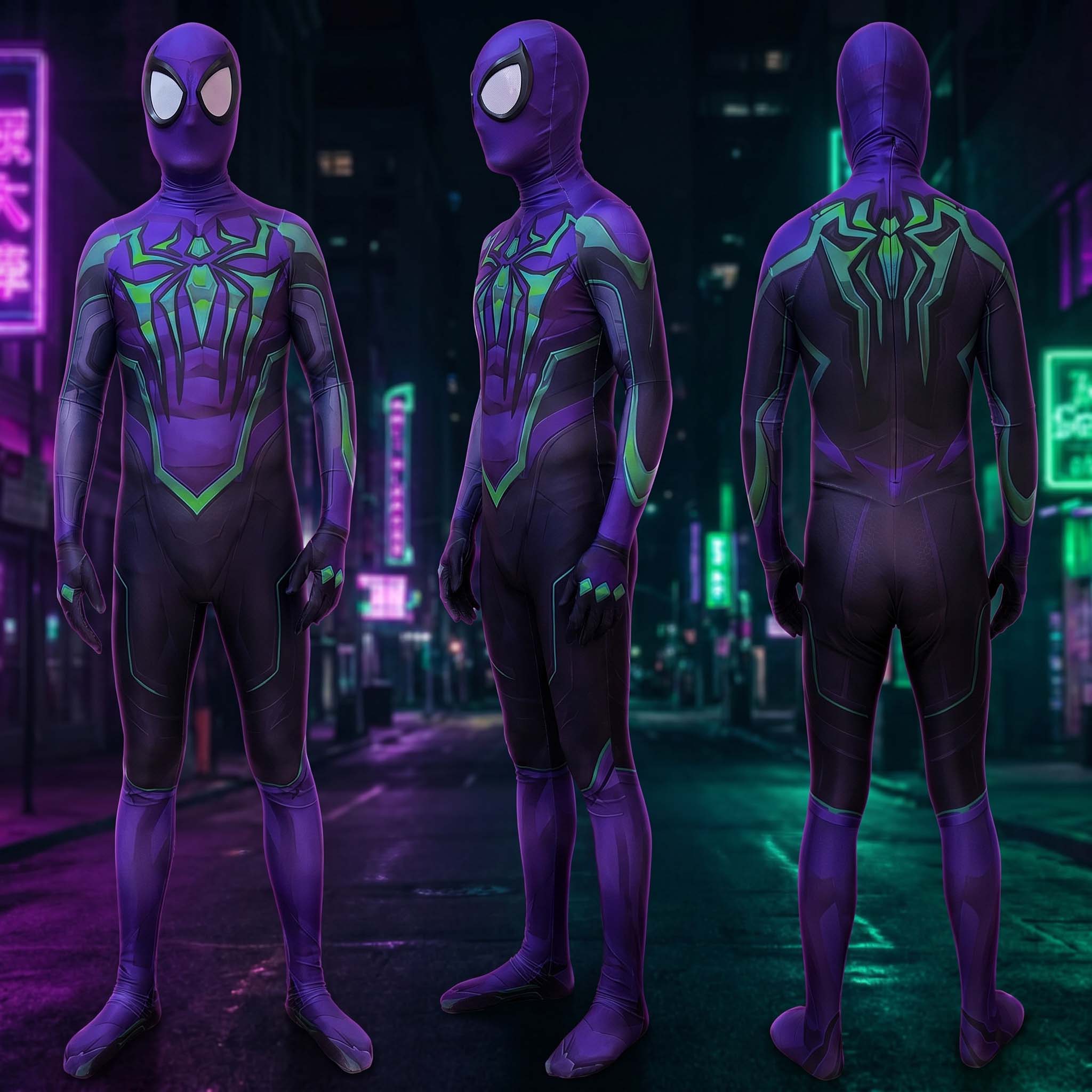 Party Games In Ps5 - Male Rivals Spider Cosplay Costume 3D