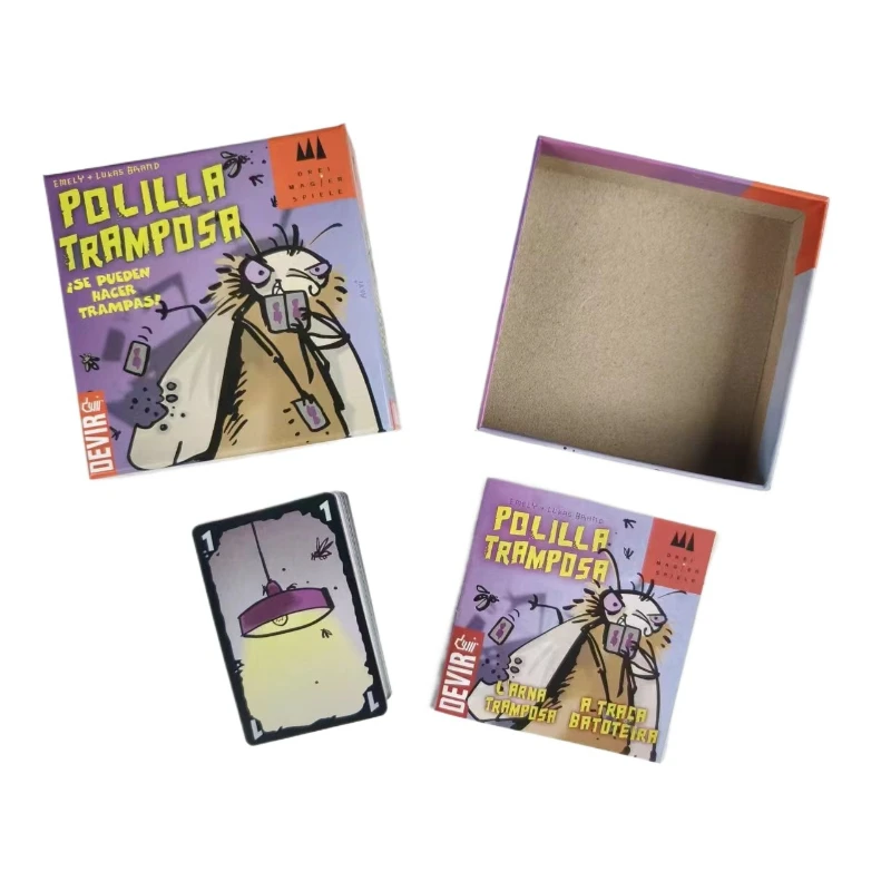 Party Games In Spanish - Spanish Polilla Tramposa Card Game Devir-Game