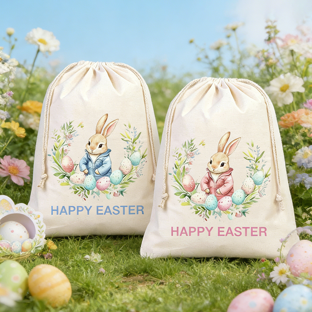 Party Games Egg - Happy Easter Large Gift Bag Cute