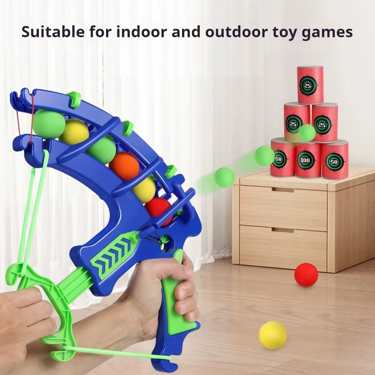 Party Games Quiz - Throw Sport Slingshot Target Bubble Gun