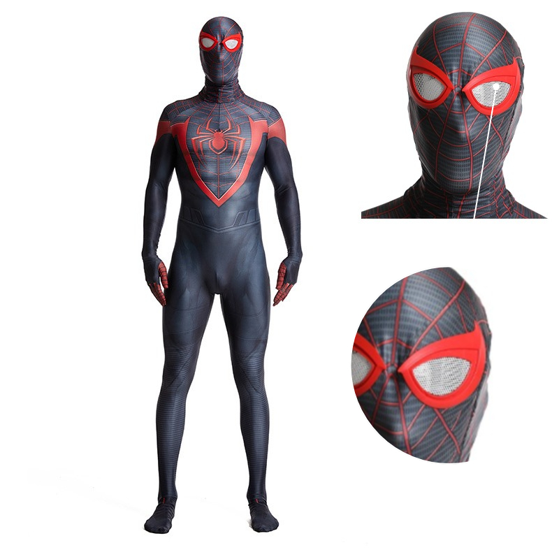 Party Games In Ps5 - Spider Man Miles Morales Cosplay Costume