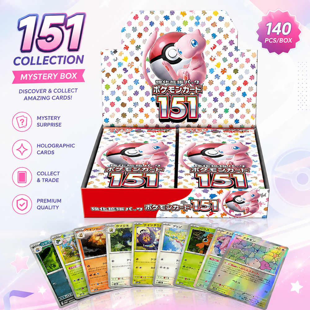 Party Games Box - 140Pcs PTCG SV2a Scarlet & Violet