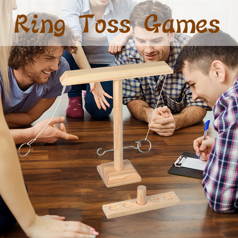 Party Games Quiz - Ring Toss Games for Kids Adults