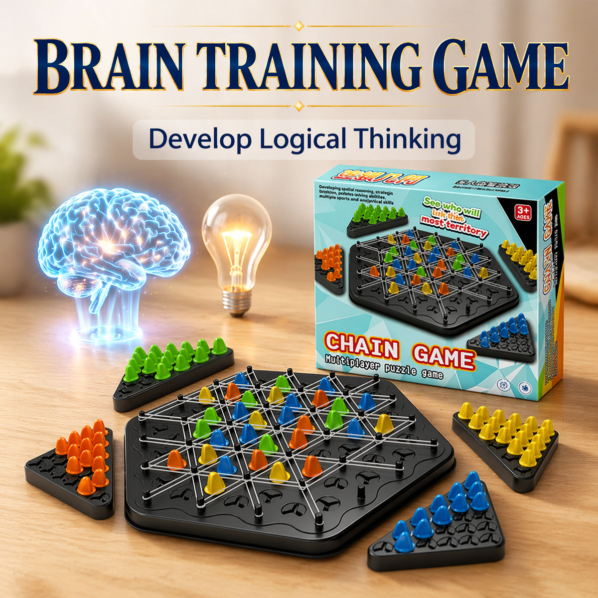 Chain Triangle Chess Game, Tri - Party Games Quiz incelemesi ve fiyatı