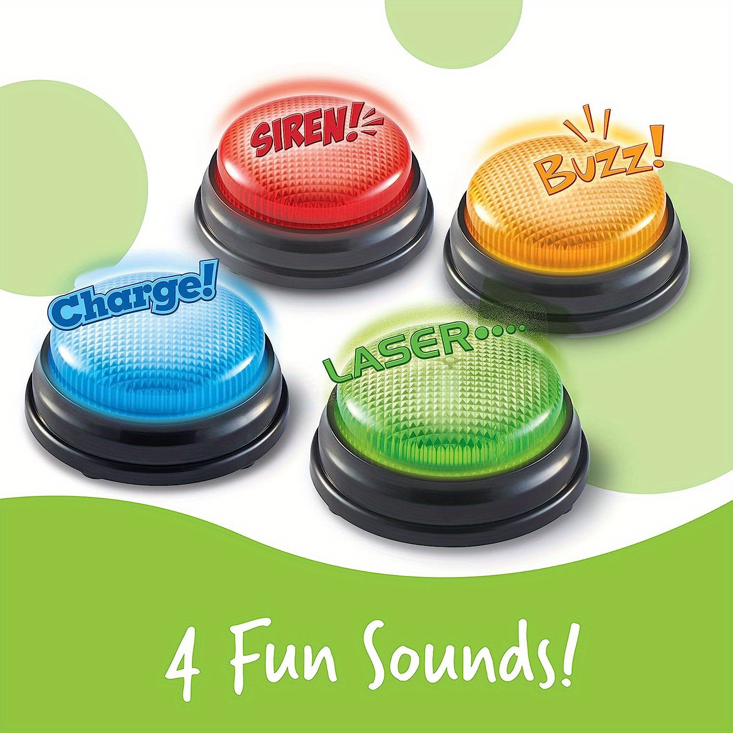 4pcs Lights and Sounds Buzzers - Party Family Games incelemesi ve fiyatı