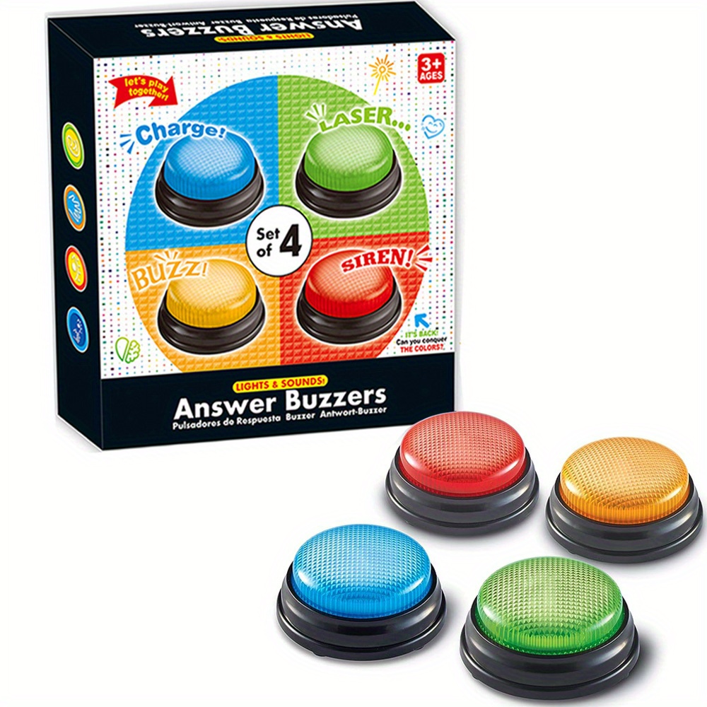 4pcs Lights and Sounds Buzzers - Party Family Games incelemesi ve fiyatı