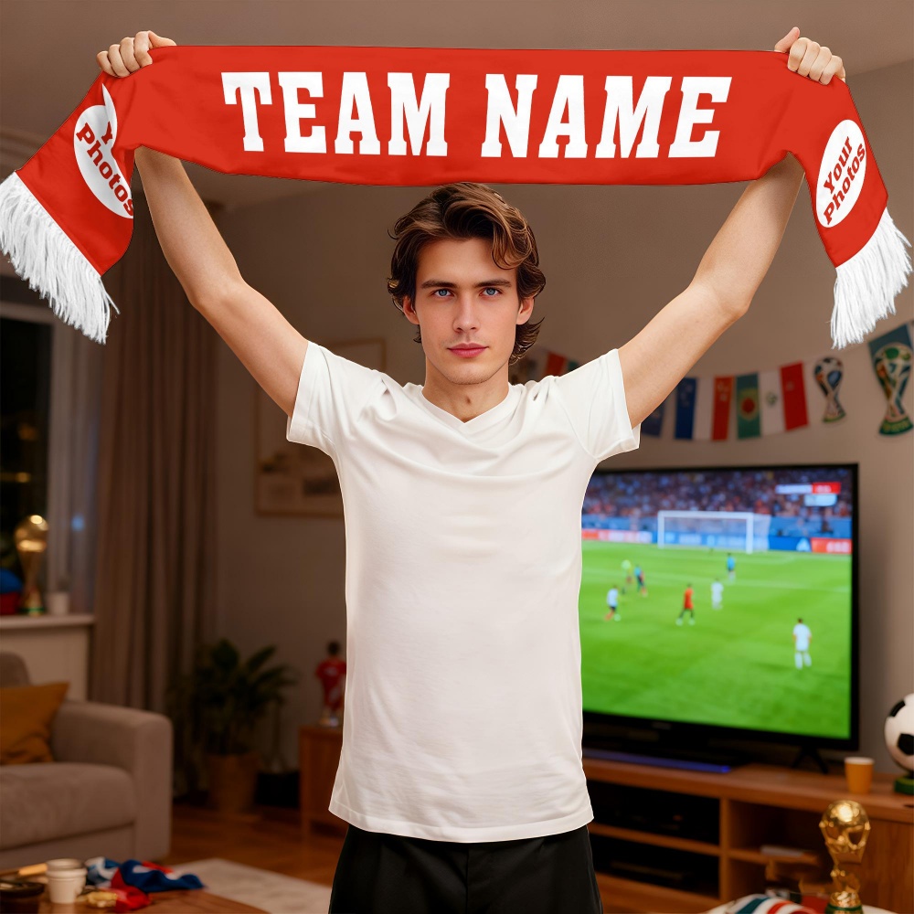 1pc Custom Team Fan Scarf - Pe - Party Games Name incelemesi ve fiyatı