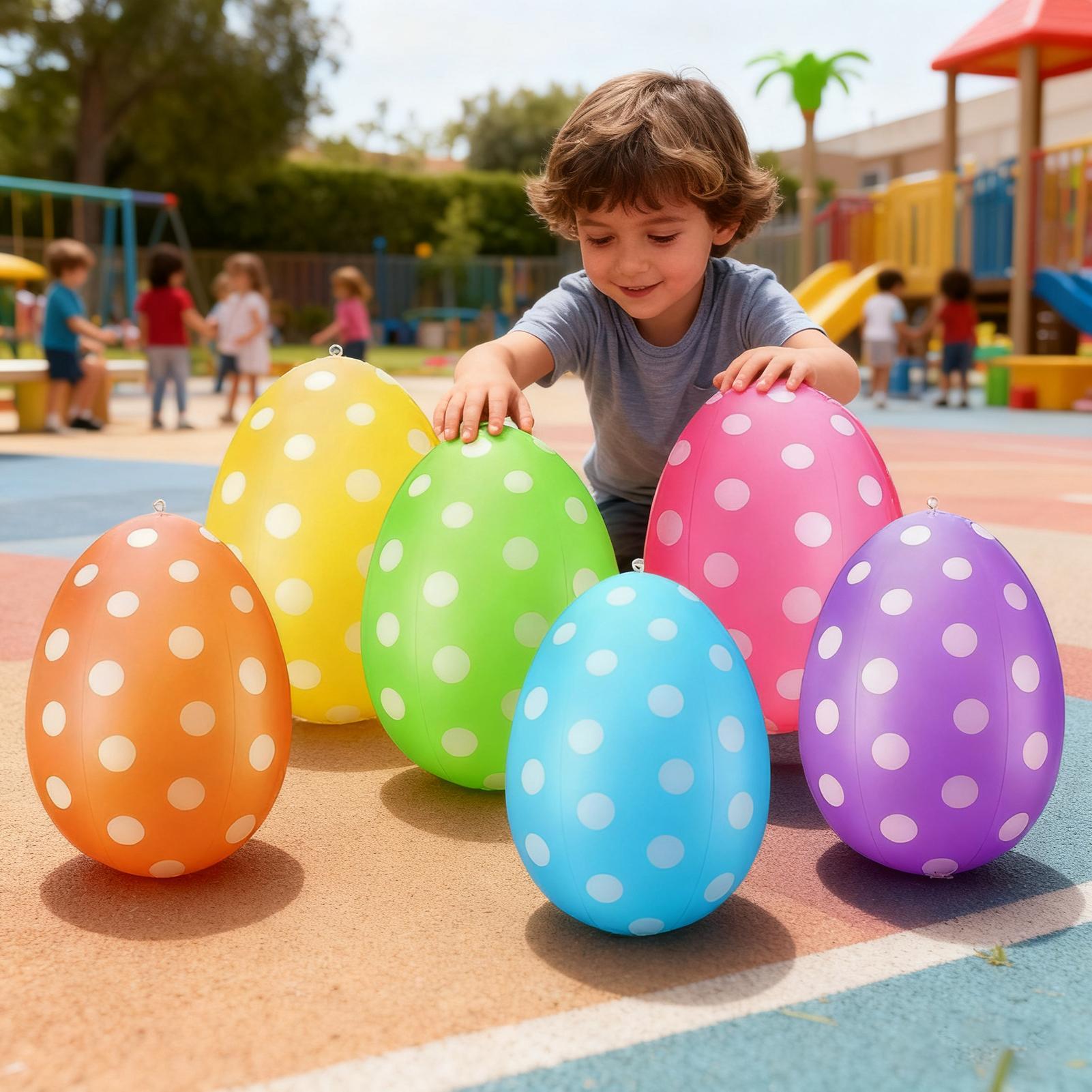 Inflatable Easter Eggs 6Pcs/se - Party Games Egg incelemesi ve fiyatı