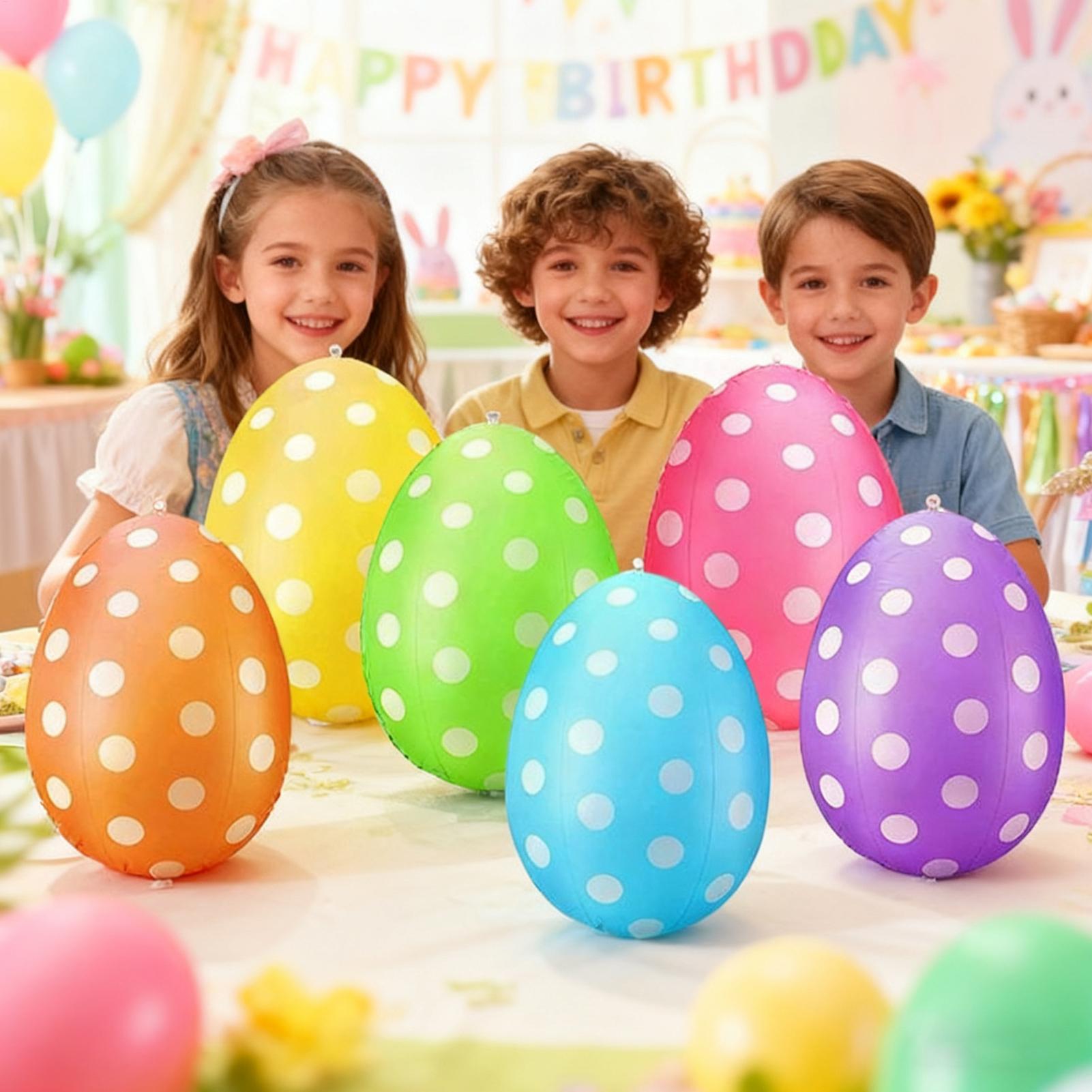 Inflatable Easter Eggs 6Pcs/se - Party Games Egg incelemesi ve fiyatı