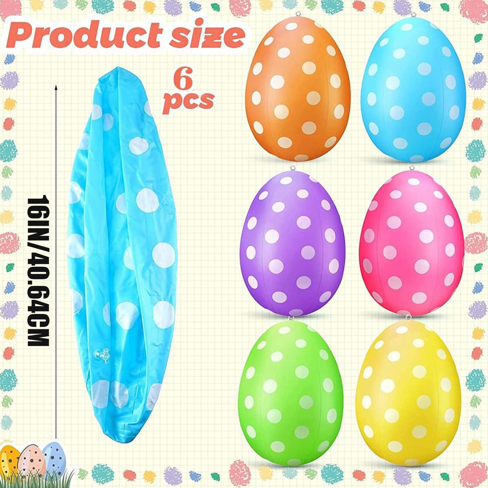Inflatable Easter Eggs 6Pcs/se - Party Games Egg incelemesi ve fiyatı