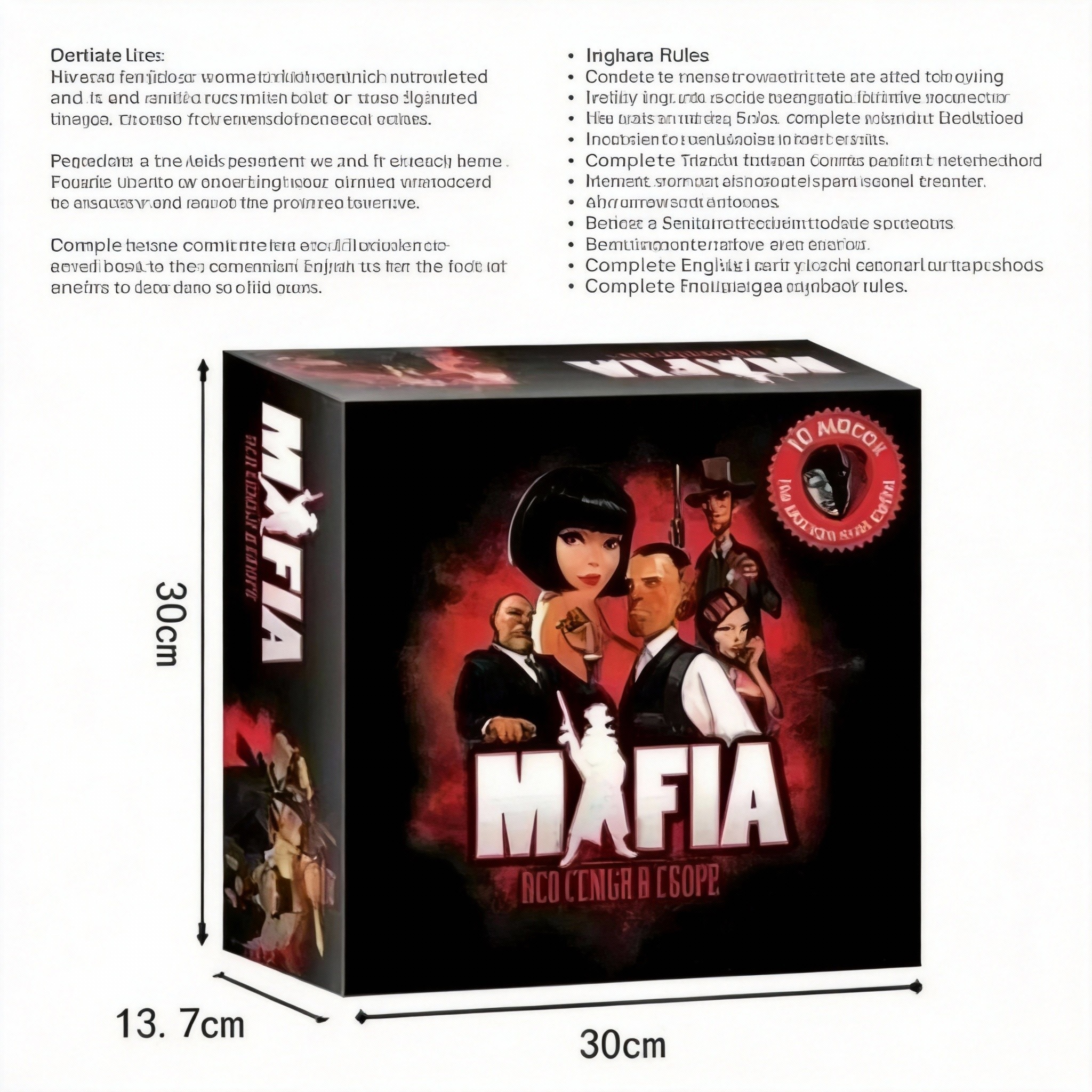 MAFIA (Russian Version) - Soci - Party Games Mafia incelemesi ve fiyatı