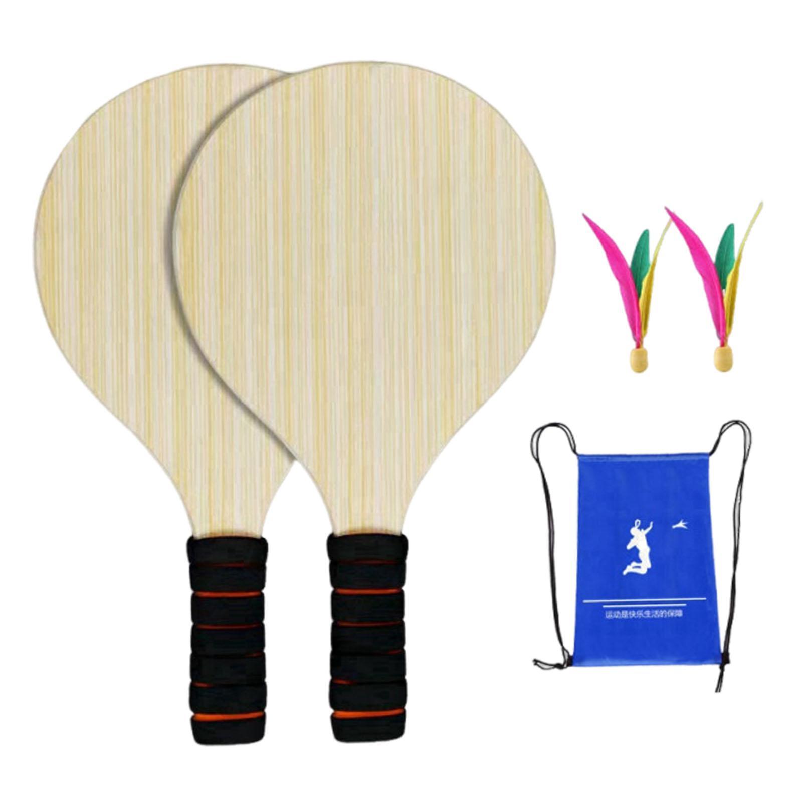 2Pcs Wood Badminton Paddle Set - Badminton Set Garden incelemesi ve fiyatı