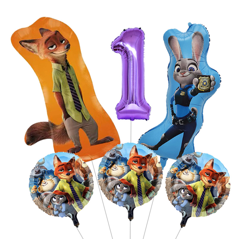 Large Zootopia Foil Balloons & - Zootopia Party Games incelemesi ve fiyatı