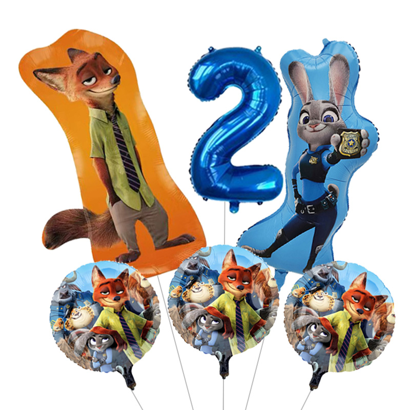 Large Zootopia Foil Balloons & - Zootopia Party Games incelemesi ve fiyatı