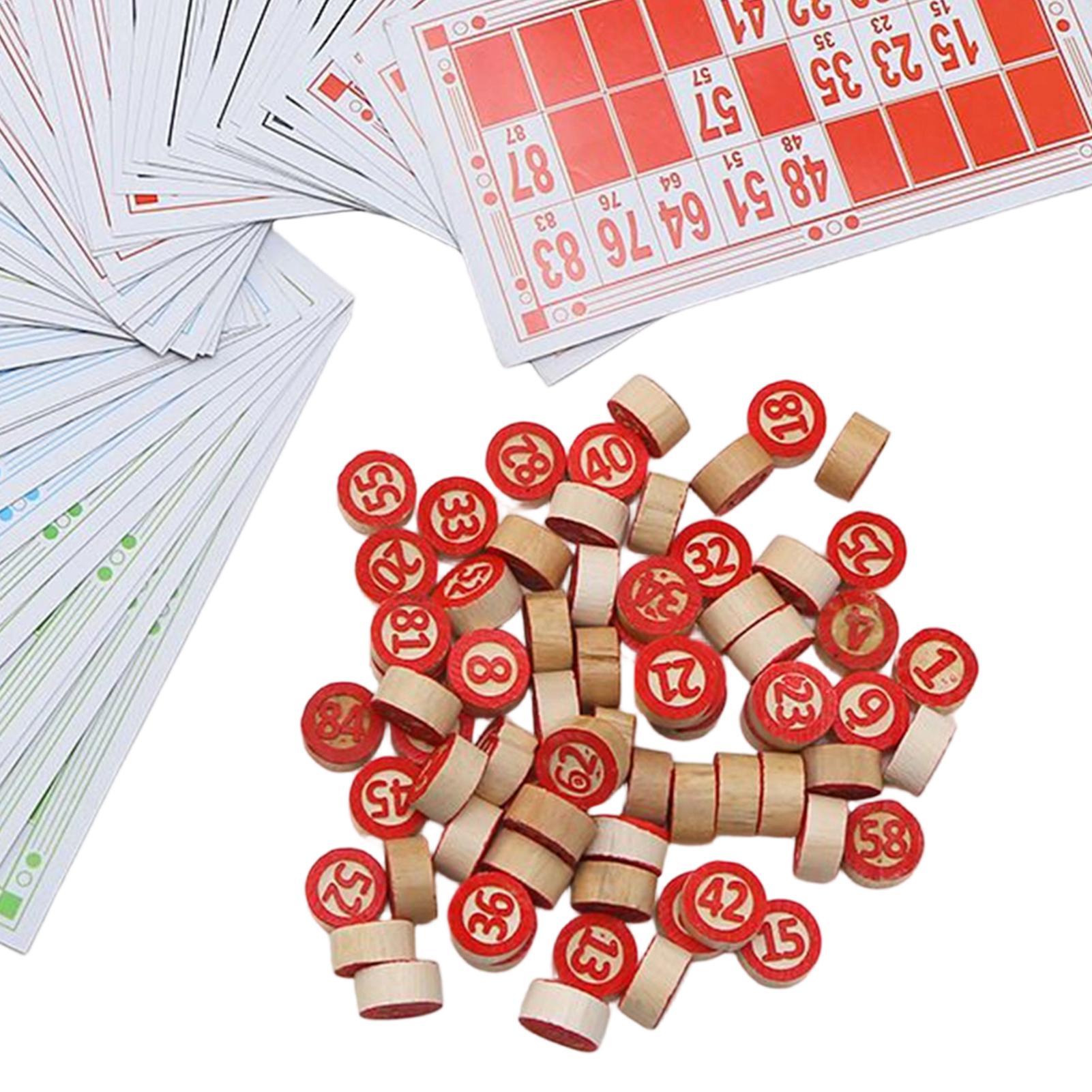 Bingo Game Wooden Funny Educat - Play Friends Party Games incelemesi ve fiyatı