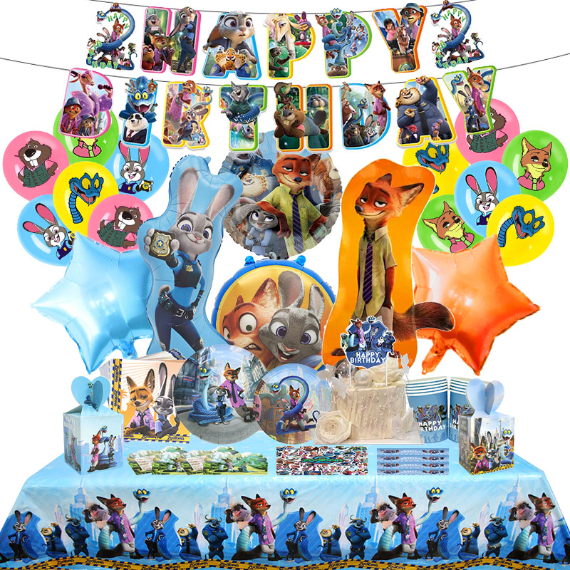 Zootopia Birthday Party Decora - Zootopia Party Games incelemesi ve fiyatı