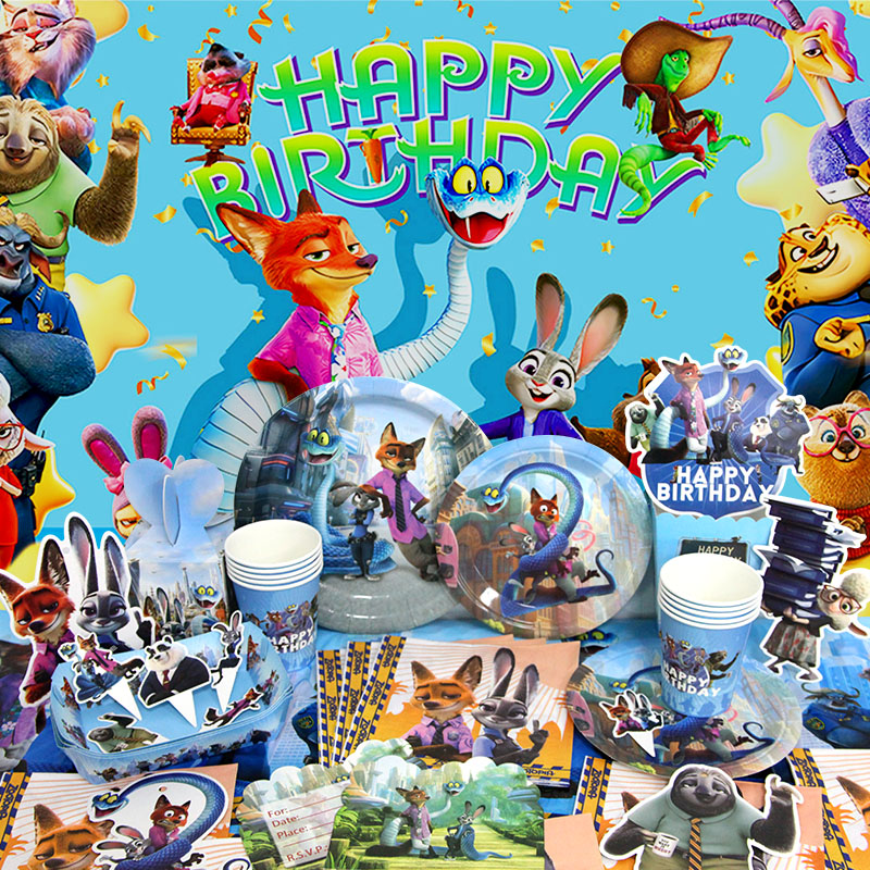 Zootopia Birthday Party Decora - Zootopia Party Games incelemesi ve fiyatı