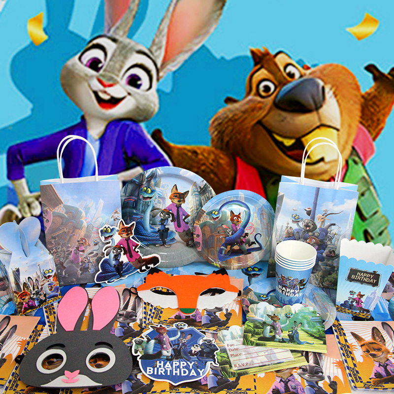 Zootopia Birthday Party Decora - Zootopia Party Games incelemesi ve fiyatı