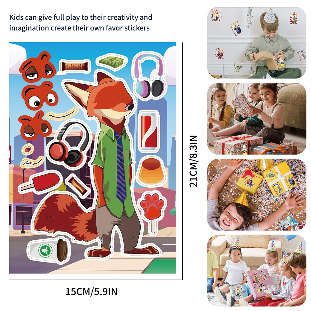 8/16pcs Disney Cartoon Zootopi - Zootopia Party Games incelemesi ve fiyatı