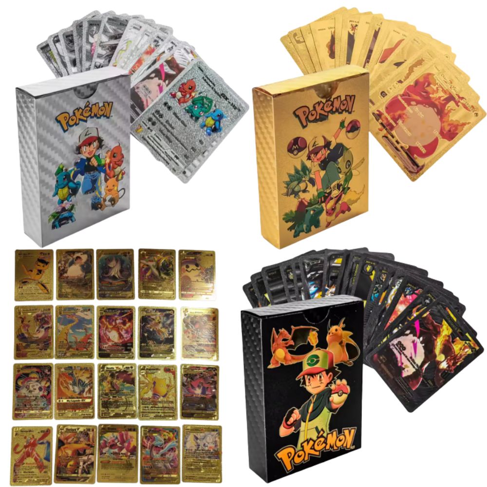 55PCS pokémon cards Vmax GX Go - Party Games In Spanish incelemesi ve fiyatı
