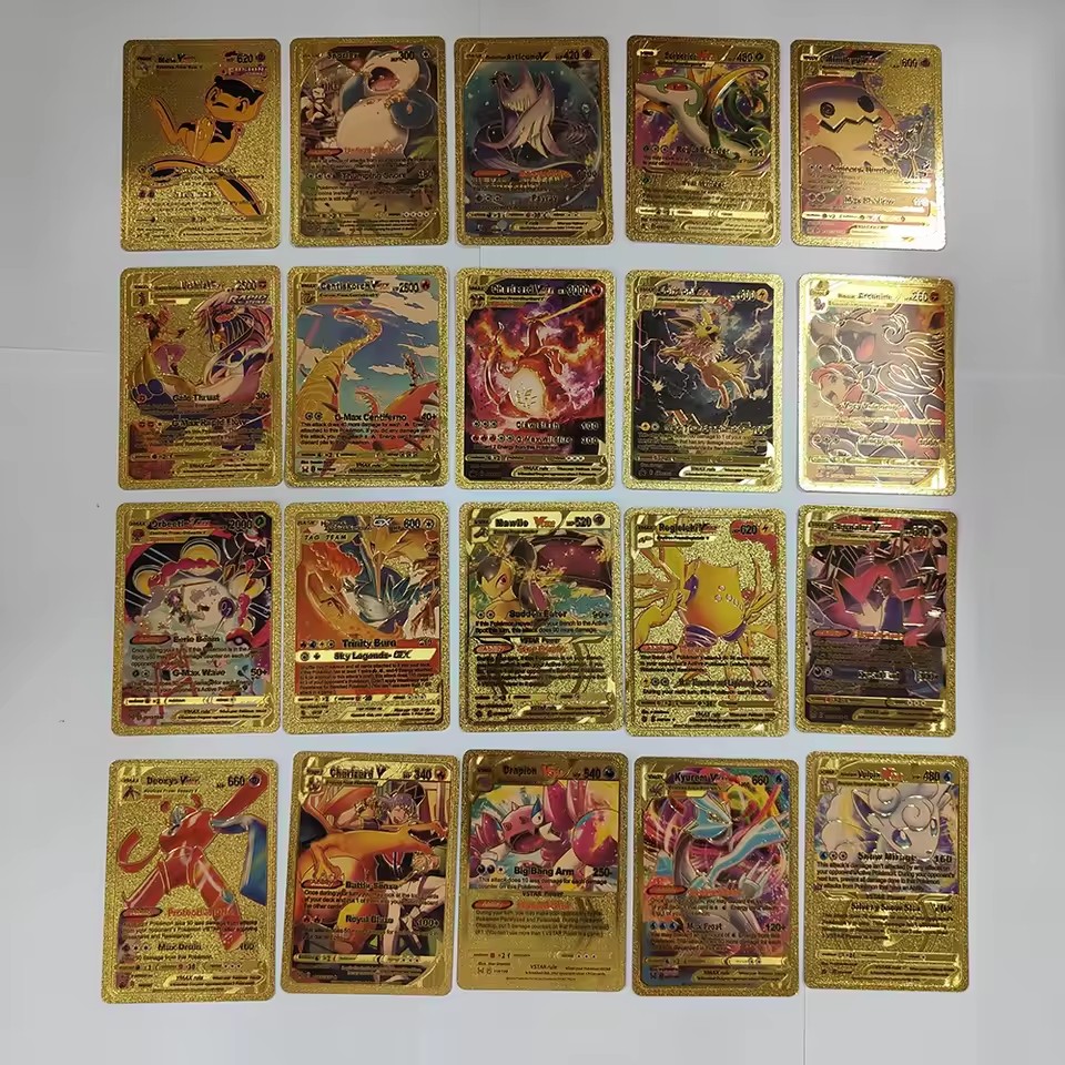 55PCS pokémon cards Vmax GX Go - Party Games In Spanish incelemesi ve fiyatı