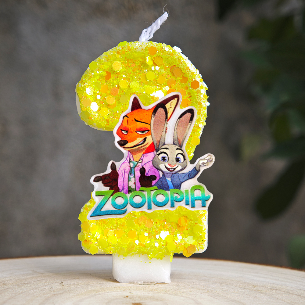 Zootopia Candle Number 0-9 Soc - Zootopia Party Games incelemesi ve fiyatı