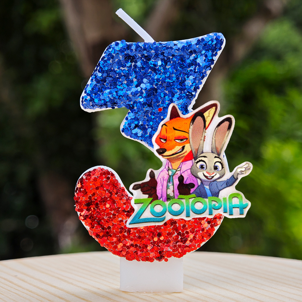 Zootopia Candle Number 0-9 Soc - Zootopia Party Games incelemesi ve fiyatı