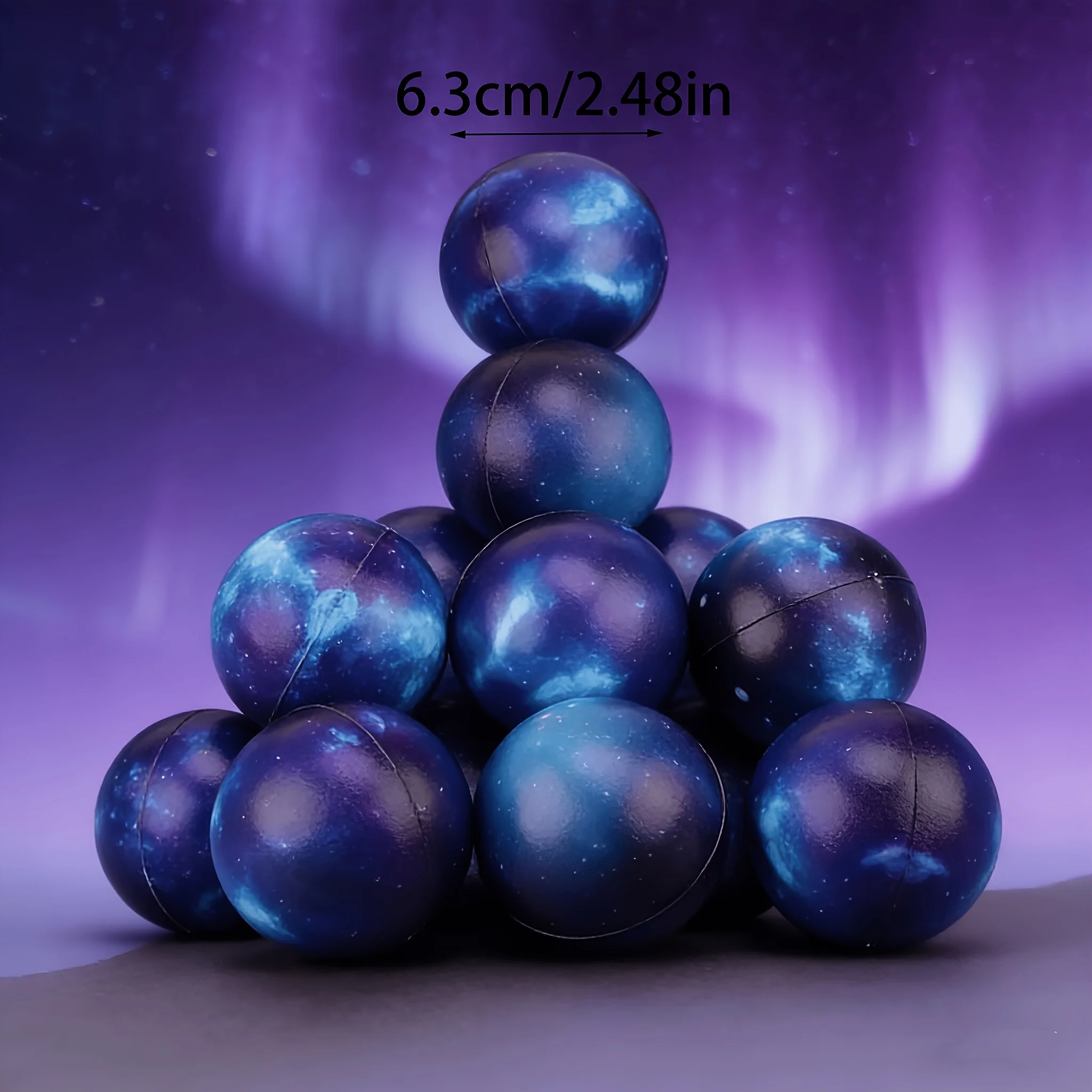 6 2.48-inch star ball toys, pa - Party Games Physical incelemesi ve fiyatı