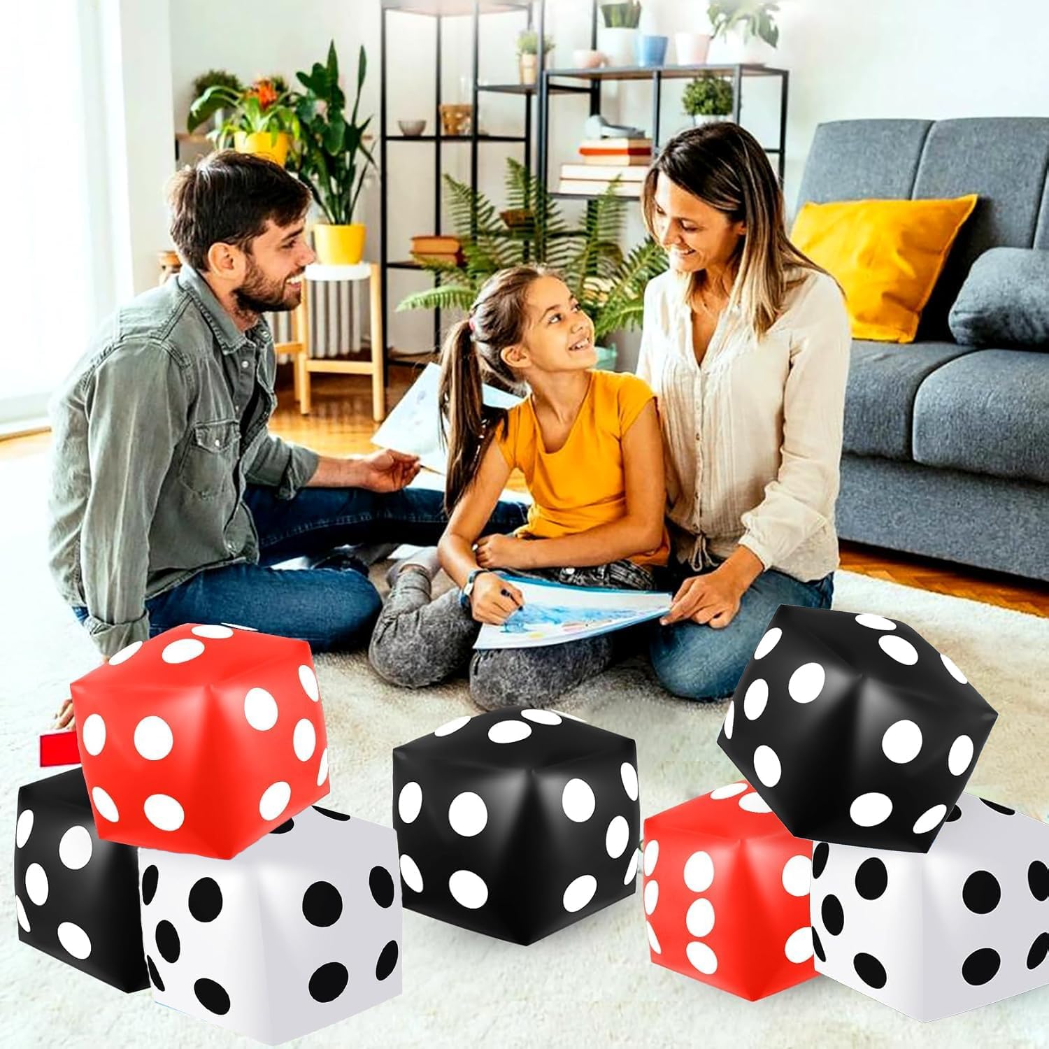 1-10pcs  PVC Inflatable Dice f - Party Games Gamecube incelemesi ve fiyatı