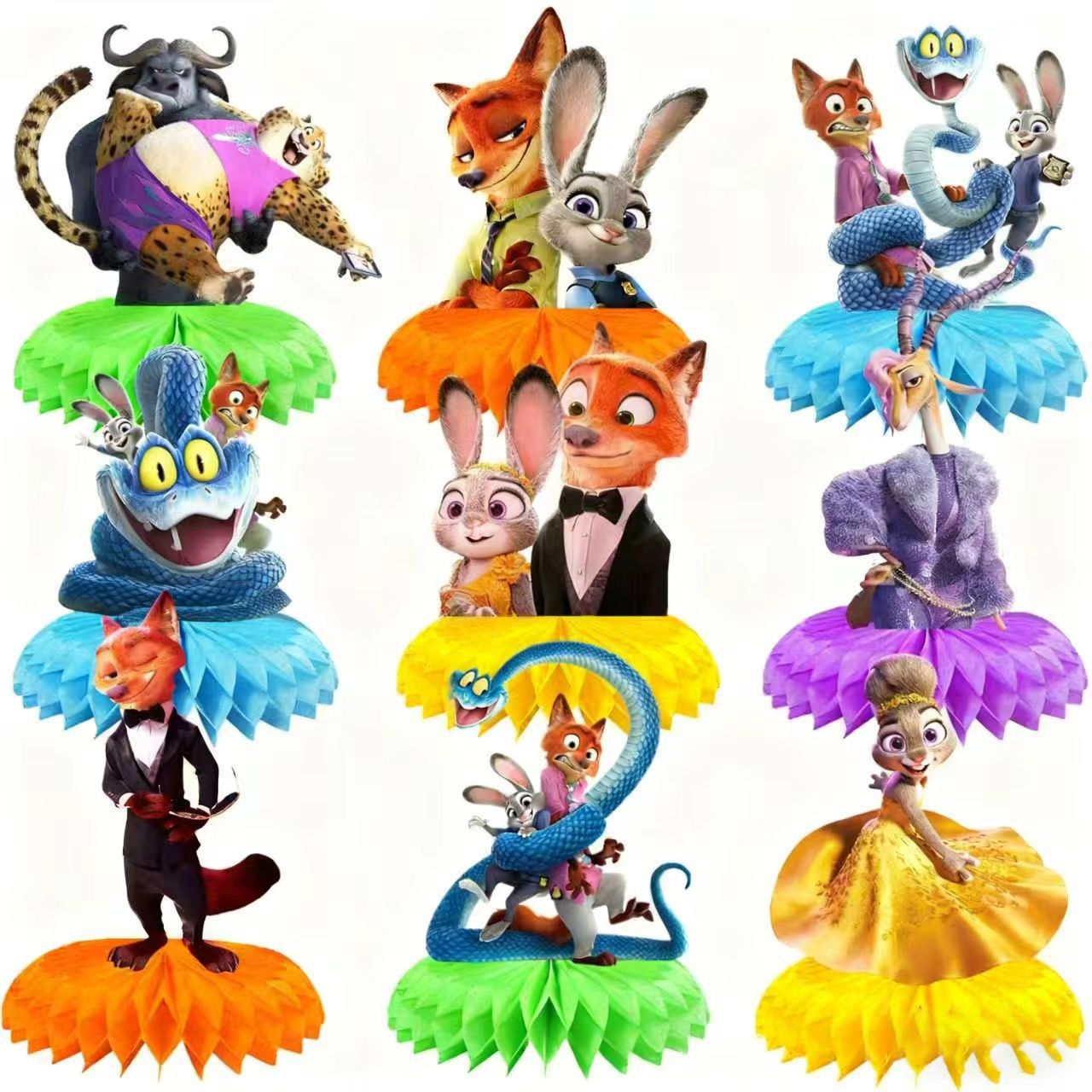 Cartoon Zootopia Judy Nick The - Zootopia Party Games incelemesi ve fiyatı