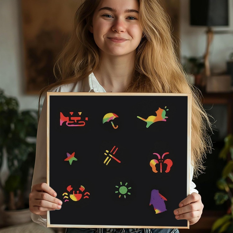 Scratch Paper Art Set, Black C - Party Games Kit incelemesi ve fiyatı