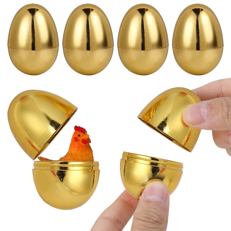 6PCS Golden Easter Eggs Plasti - Party Games Egg incelemesi ve fiyatı