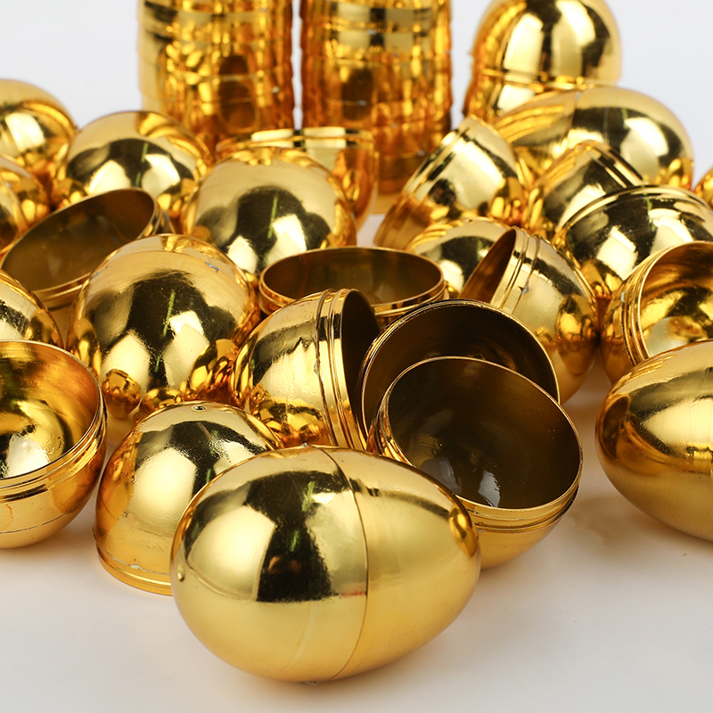 6PCS Golden Easter Eggs Plasti - Party Games Egg incelemesi ve fiyatı