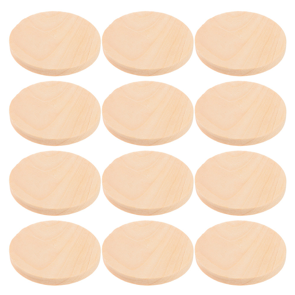 50Pcs Natural Solid Wood Circl - Party Games Name incelemesi ve fiyatı