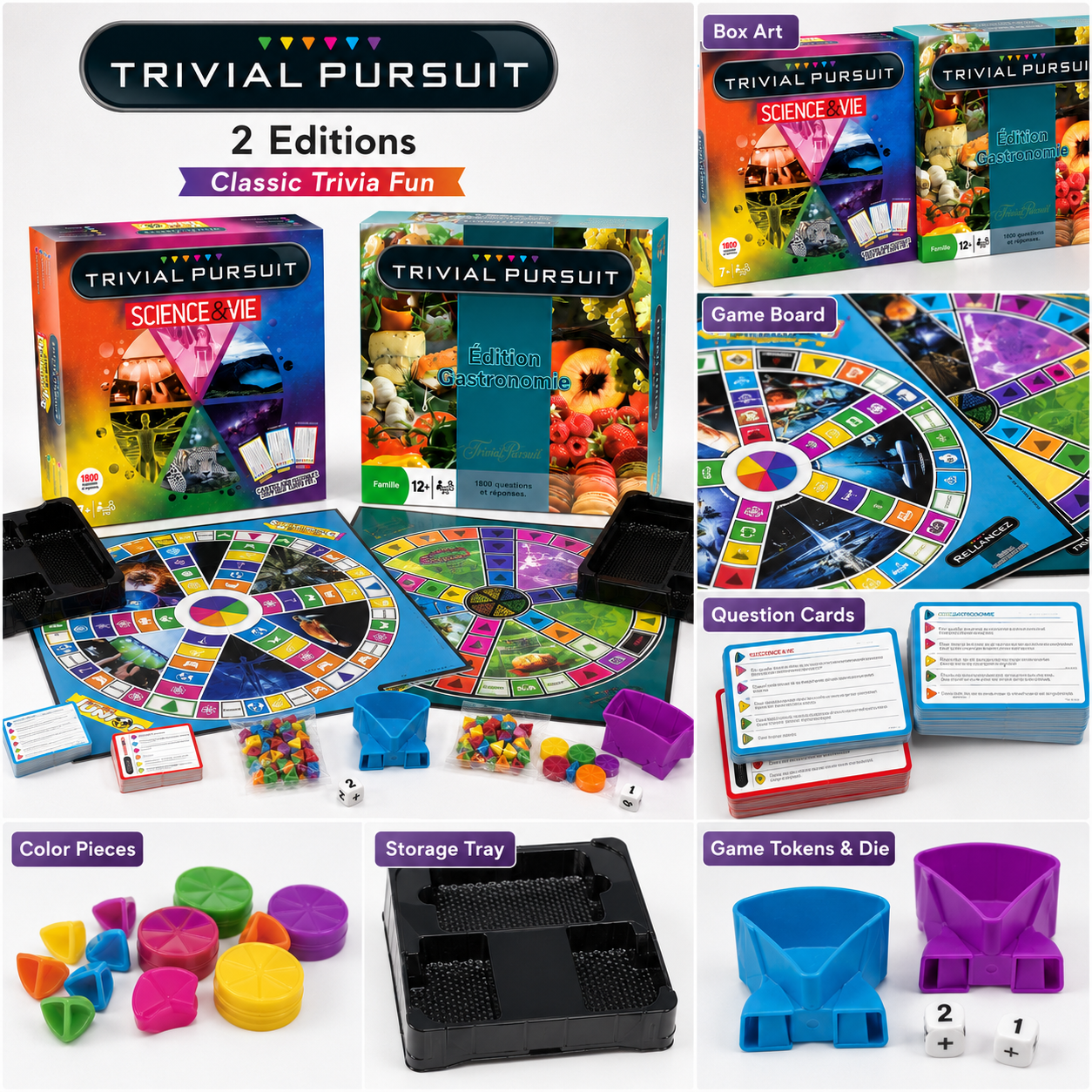 Trivia Quiz Board Game Set, Cl - Party Games Quiz incelemesi ve fiyatı