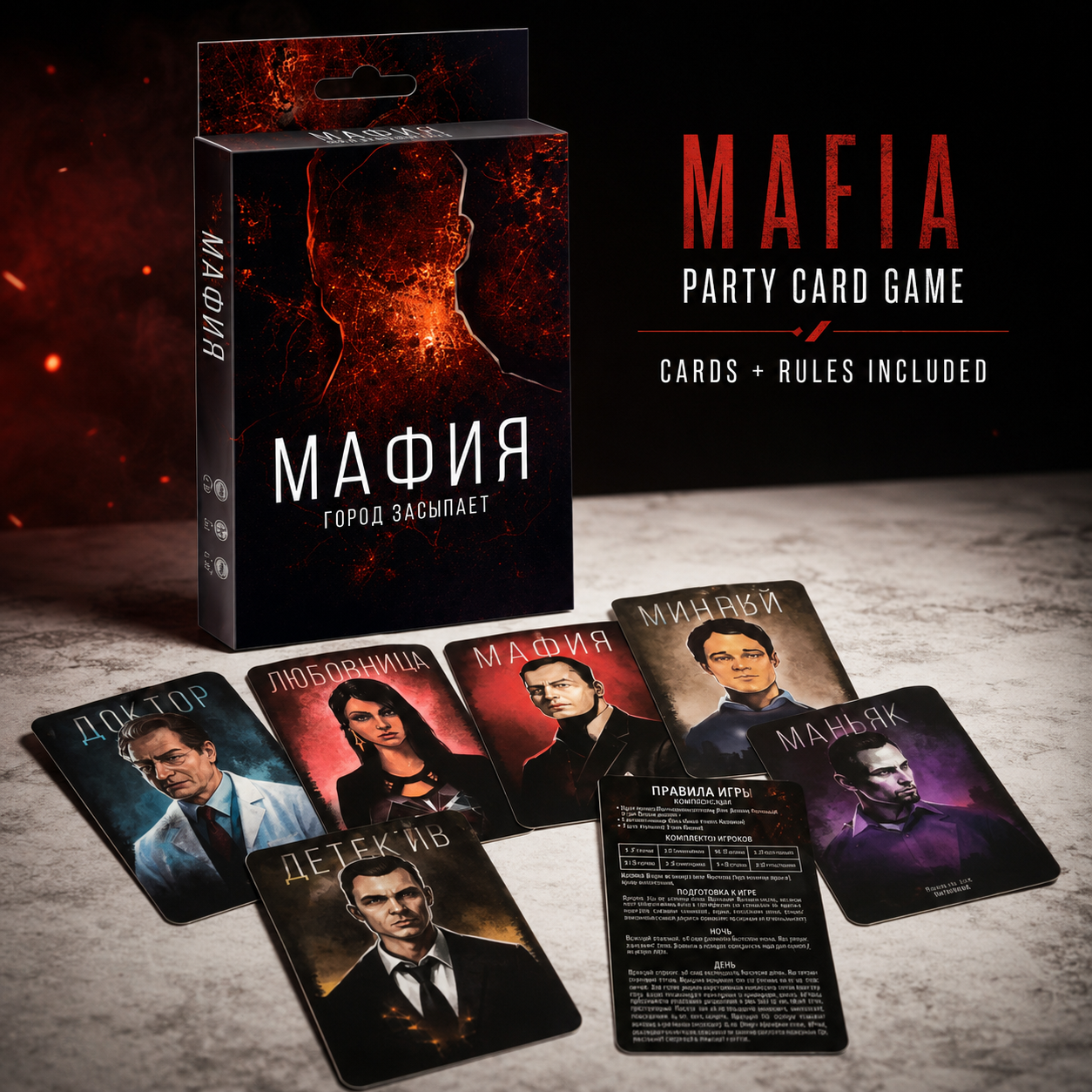 Mafia City Sleeps Social Deduc - Party Games Mafia incelemesi ve fiyatı