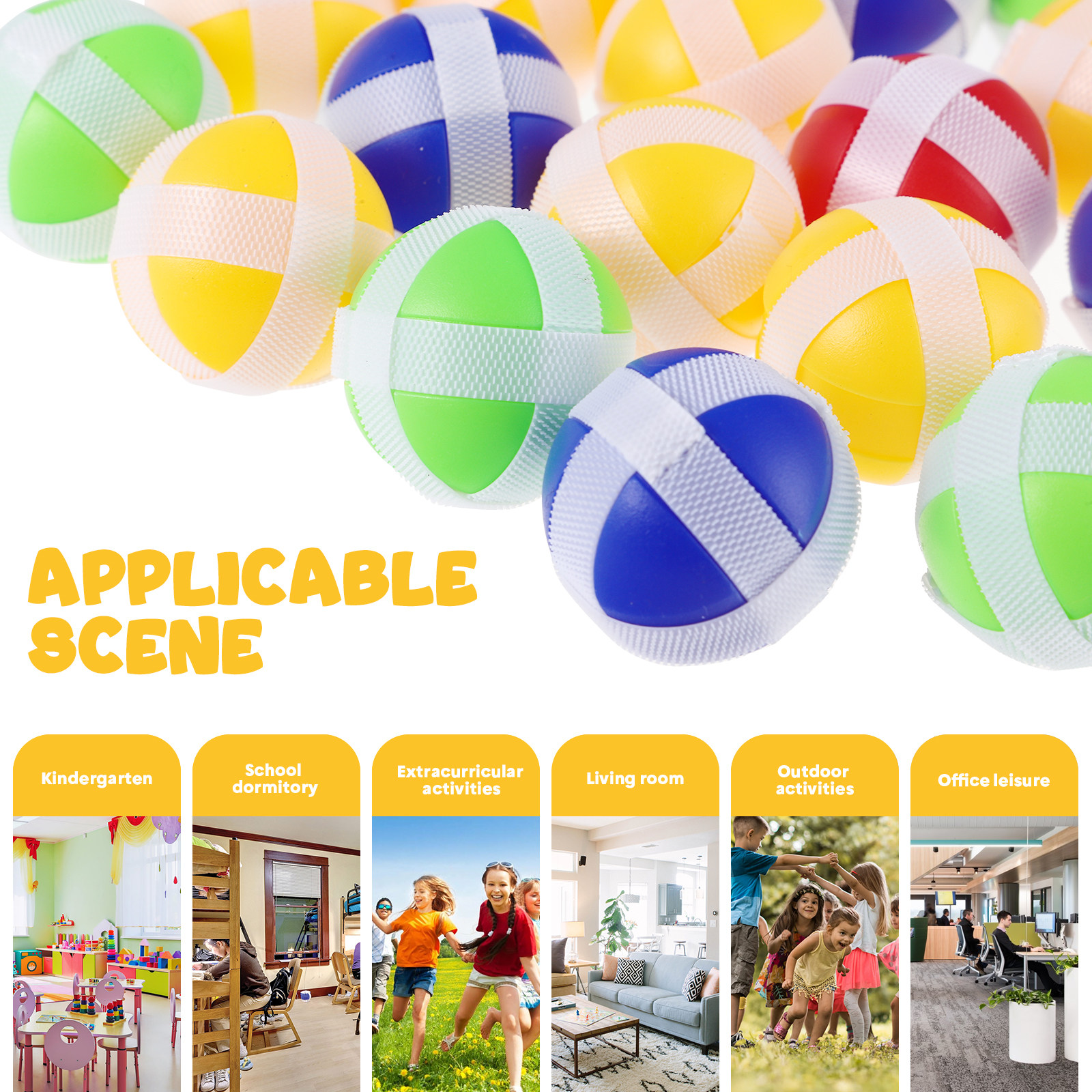 25Pcs Sticky Balls for Fabric  - Party Games Physical incelemesi ve fiyatı