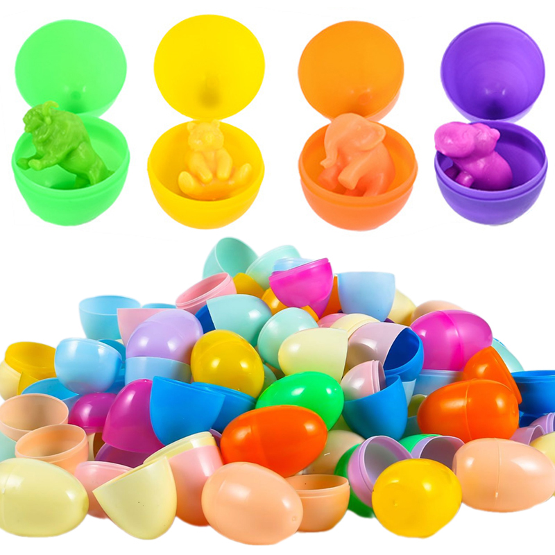12/24Pcs Empty Easter Eggs Pla - Party Games Egg incelemesi ve fiyatı