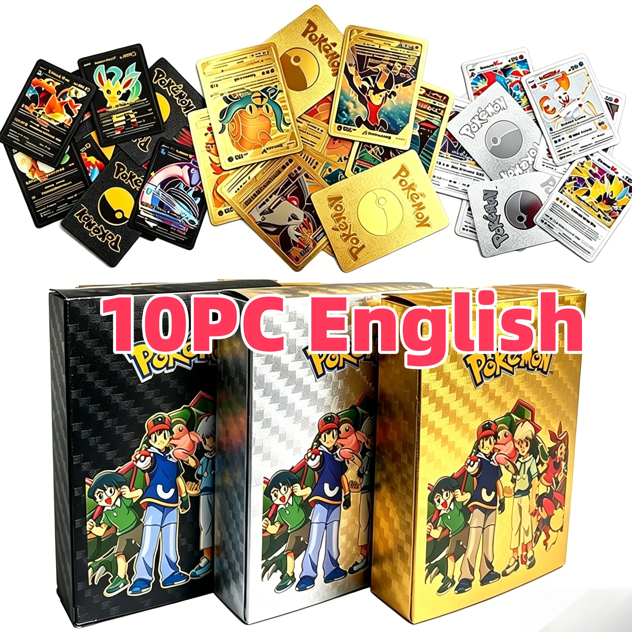 5/10PCS Pakemon Card Vmax GX G - Party Games In Spanish incelemesi ve fiyatı