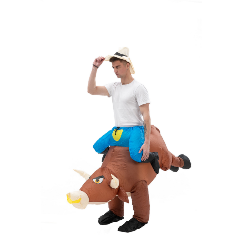 Fun Inflatable Cowboy Costume  - Party Games In Spanish incelemesi ve fiyatı