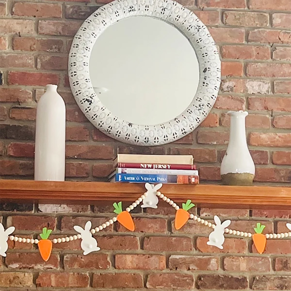 Bunny rabbit Carrot Garland ha - Party Games Egg incelemesi ve fiyatı