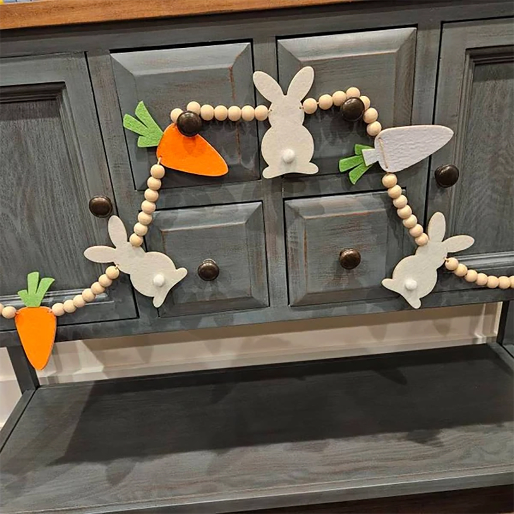 Bunny rabbit Carrot Garland ha - Party Games Egg incelemesi ve fiyatı