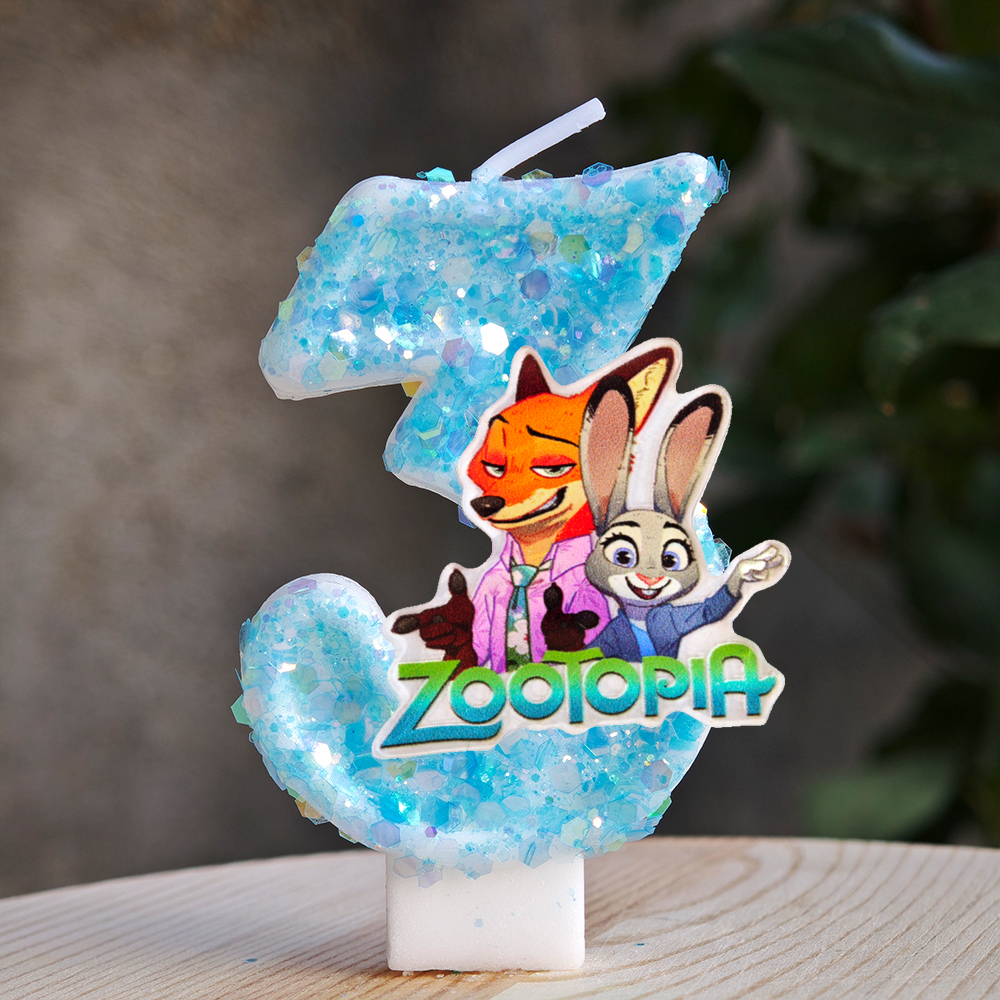Amine Zootopia Candle Number 0 - Zootopia Party Games incelemesi ve fiyatı