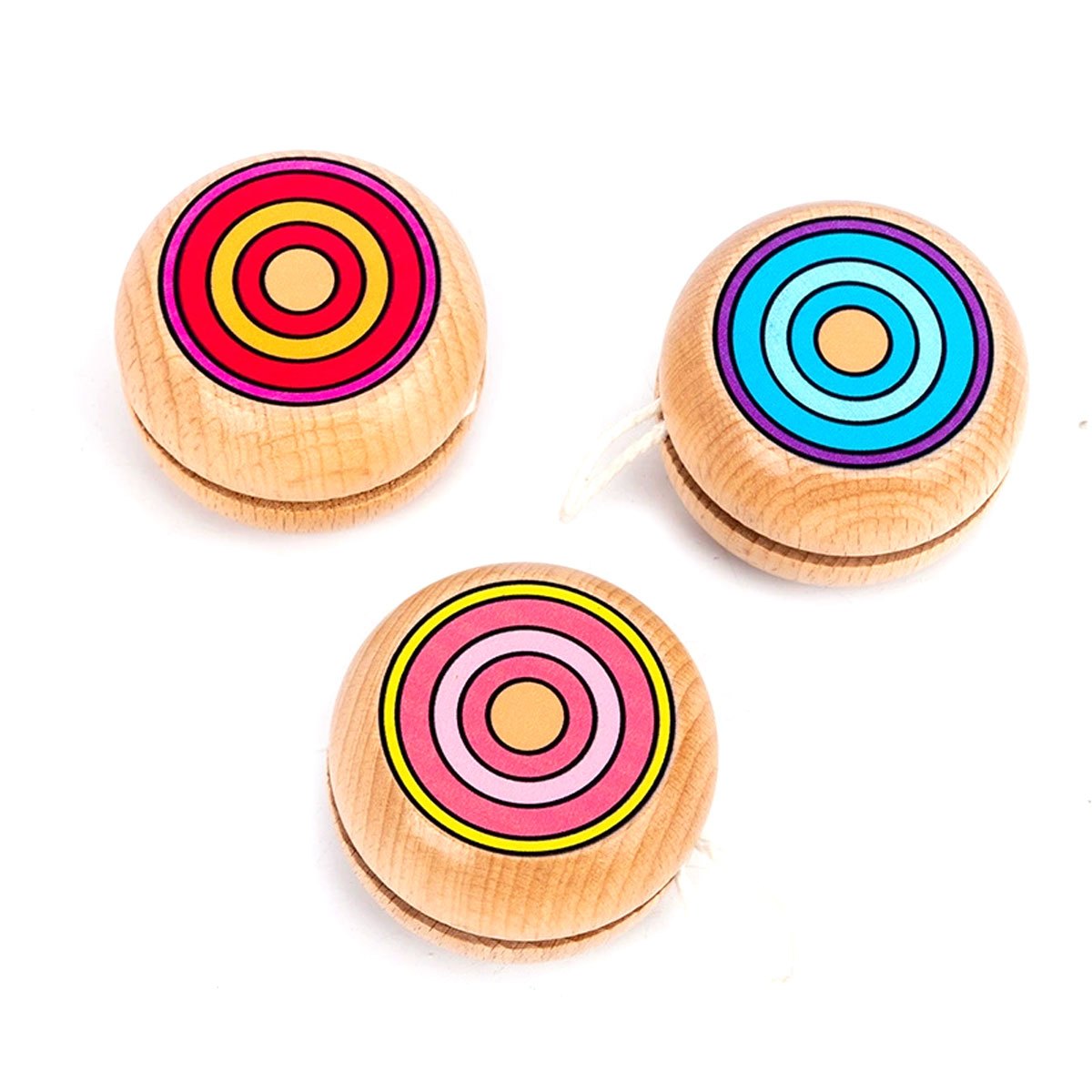 2pcs Wooden Circular Yo-Yo Bal - Party Games Physical incelemesi ve fiyatı