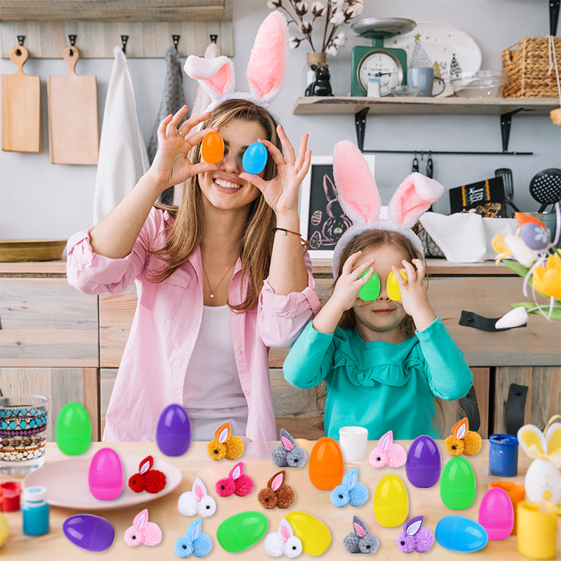 24Pcs Cute Easter Egg with Rab - Party Games Egg incelemesi ve fiyatı