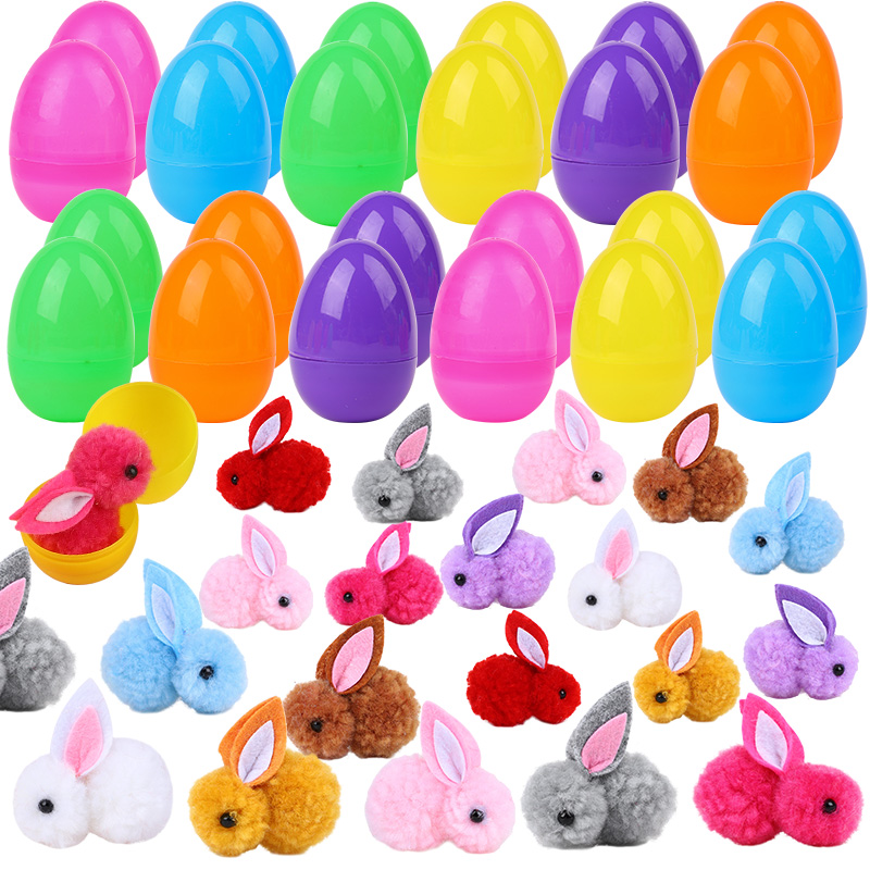 24Pcs Cute Easter Egg with Rab - Party Games Egg incelemesi ve fiyatı
