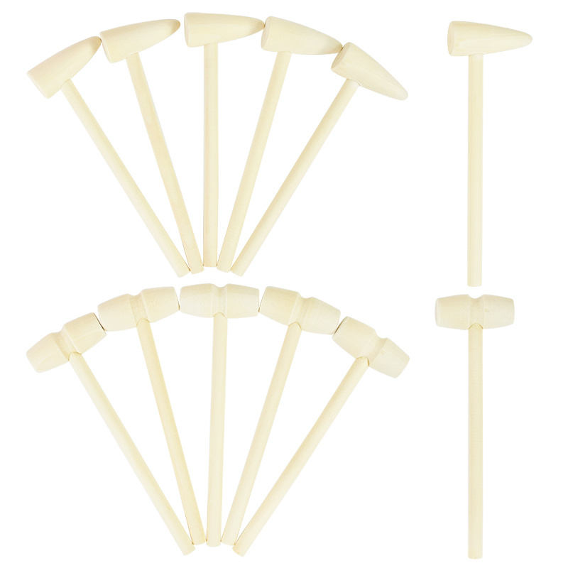 5pcs Wooden Mallets, Mini Hamm - Party Games Egg incelemesi ve fiyatı