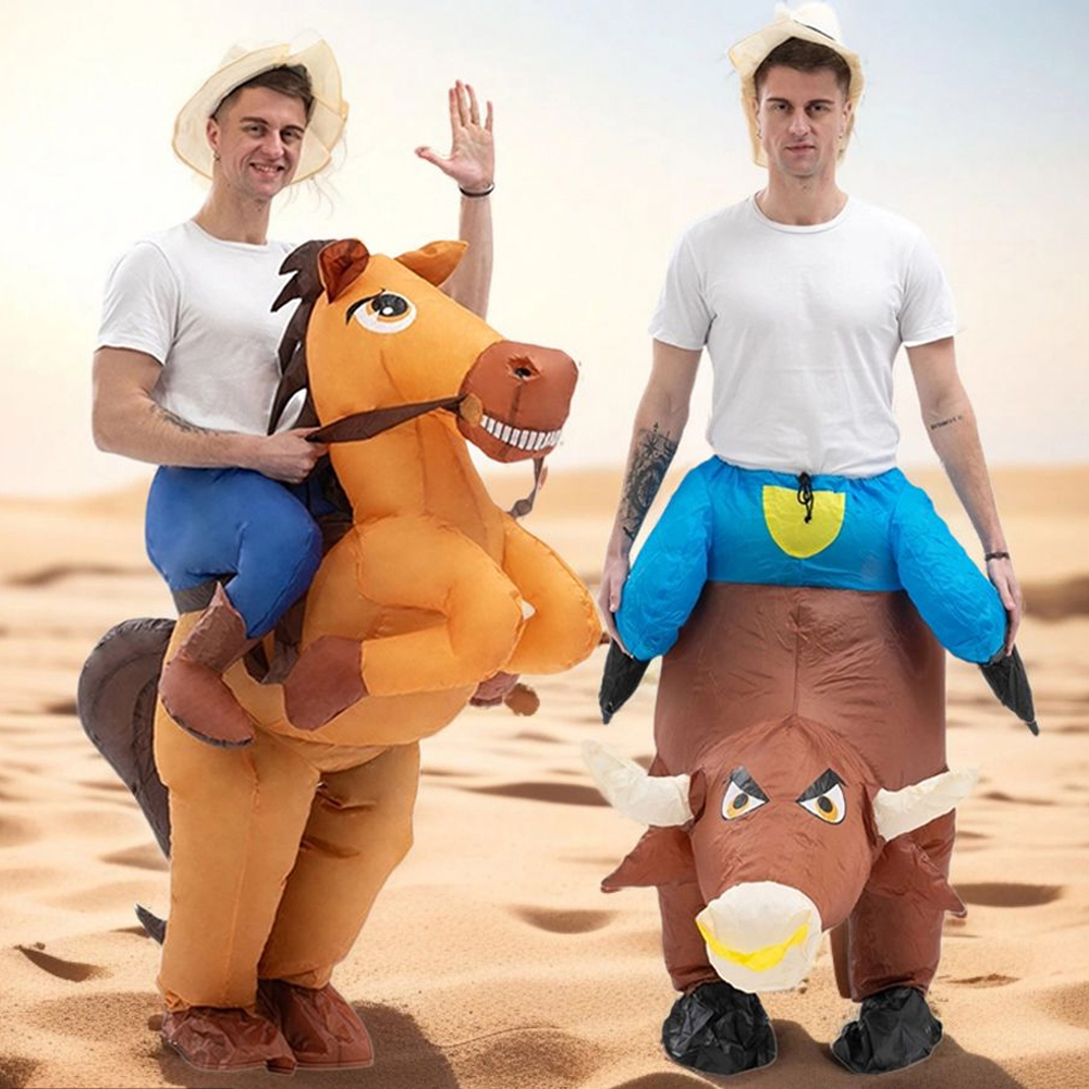 Fun Inflatable Cowboy Costume  - Party Games In Spanish incelemesi ve fiyatı