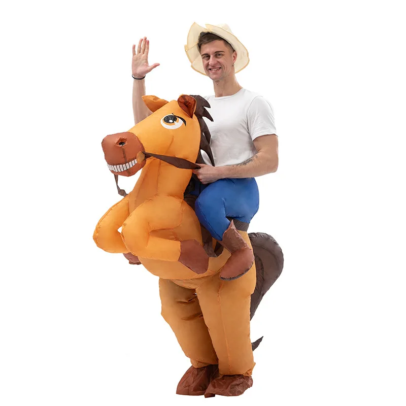 Fun Inflatable Cowboy Costume  - Party Games In Spanish incelemesi ve fiyatı