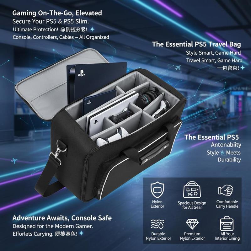 Game Console Suitcase 17x12x7  - Party Games In Ps5 incelemesi ve fiyatı
